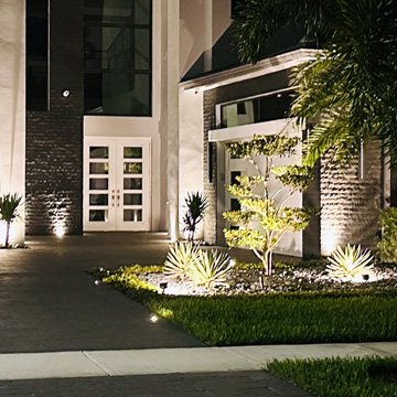 Landscape Lighting, Pathway Lighting, Garden Lighting, Patio Lighting, Pool Lighting, Water Feature Lighting, & Dock Lighting Professional Services | Lumes by Masick | Delray Beach, Boca Raton, Palm Beach County, Florida | Phone: 561.704.0770, Email: info@lumebymasick.com - image